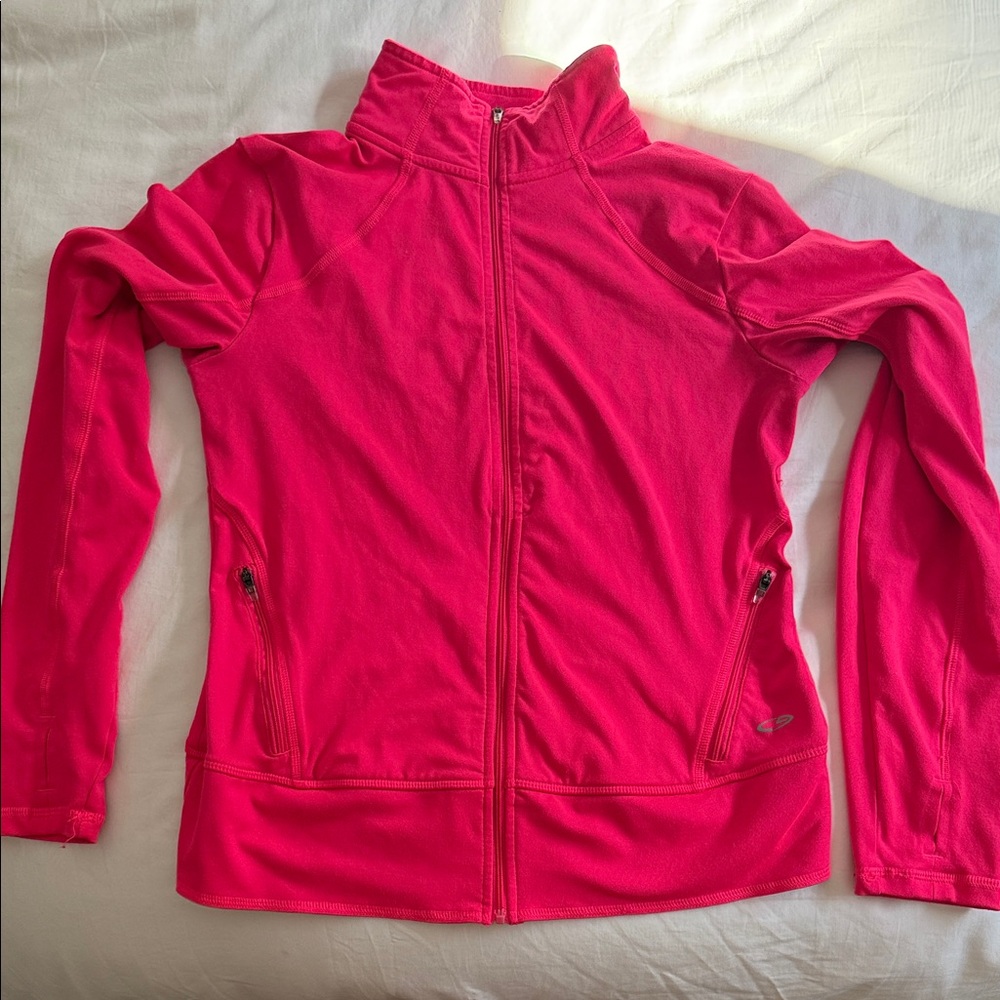 Champion Bright Pink Athleisure Jacket - size small